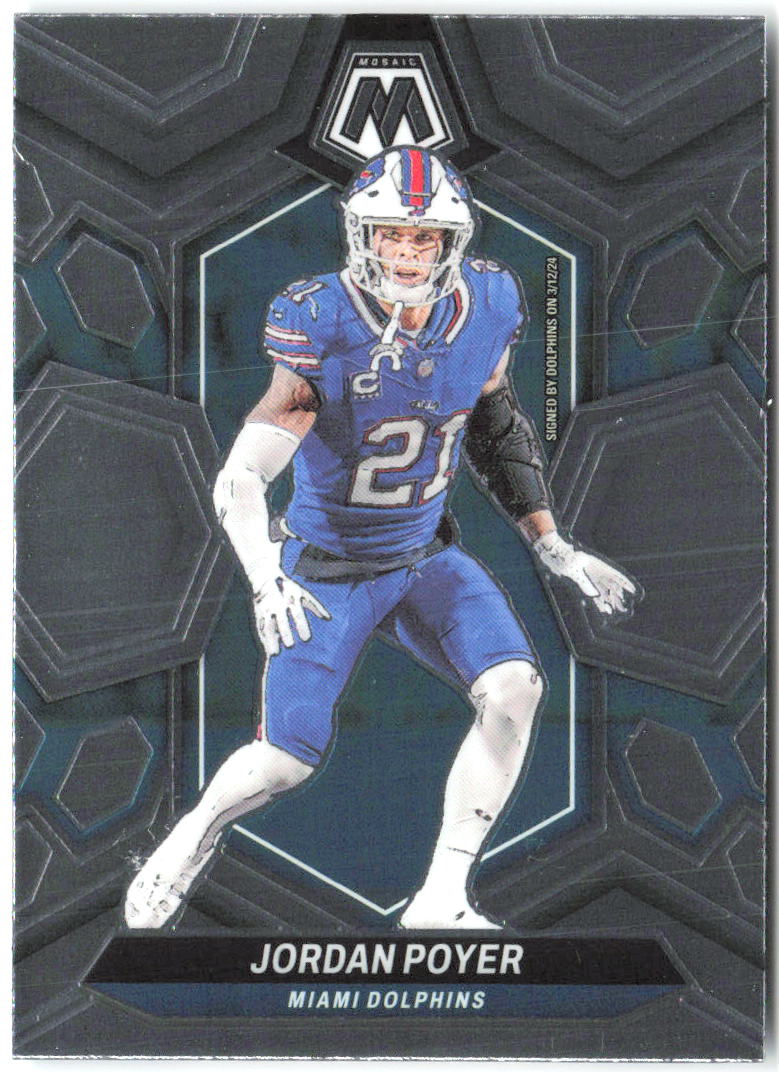 Jordan Poyer Panini Mosaic 139 2024 Miami Dolphins