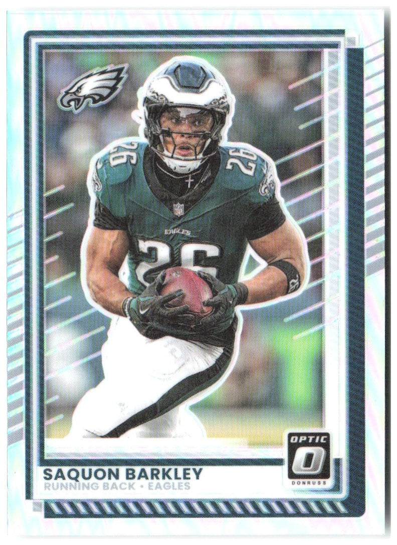 Saquon Barkley Donruss Optic - Holo 15 2025 Philadelphia Eagles