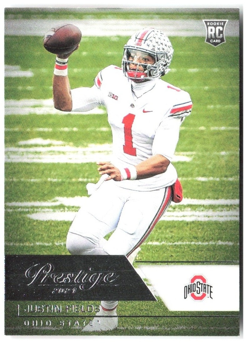 Justin Fields Panini Chronicles Draft Picks 80 2021 Ohio State Buckeyes