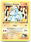 Giovanni's Machop 1st Edition Common Gym Challenge 072/132 NM Ken Sugimori