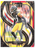 Cory Trice Panini Select - Red & Yellow Prizm Shock 140 2024 Pittsburgh Steelers