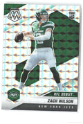 Zach Wilson Panini Mosaic - Prizm 243 2021 New York Jets