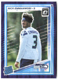 Nick Emmanwori Donruss Optic - Purple Shock 277 2025 Seattle Seahawks