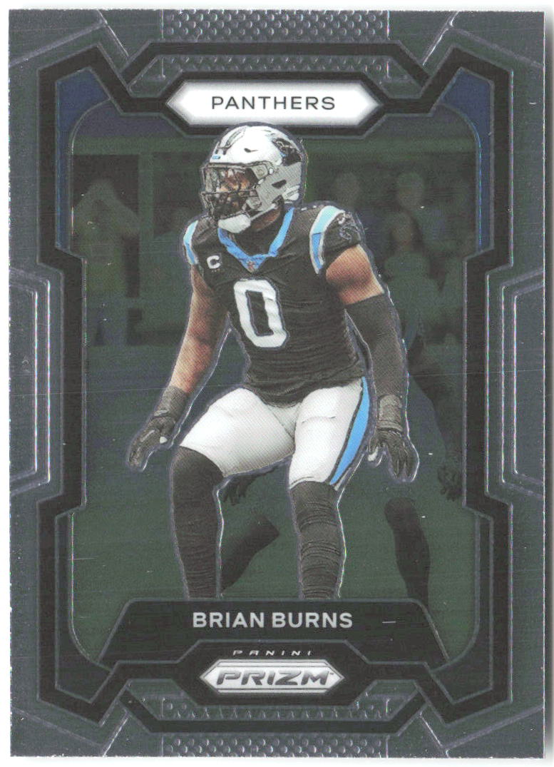Brian Burns Panini Prizm 39 2023 Carolina Panthers