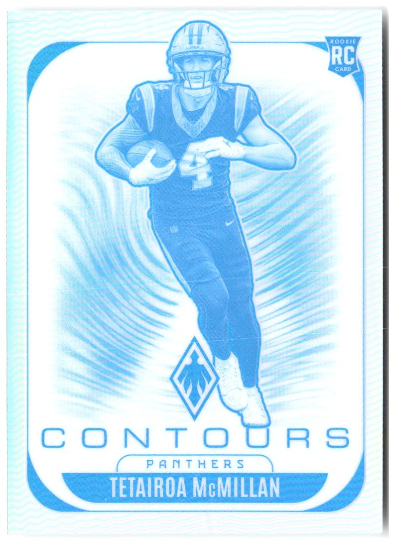 Tetairoa McMillan Panini Phoenix - Contours 5 2025 Carolina Panthers