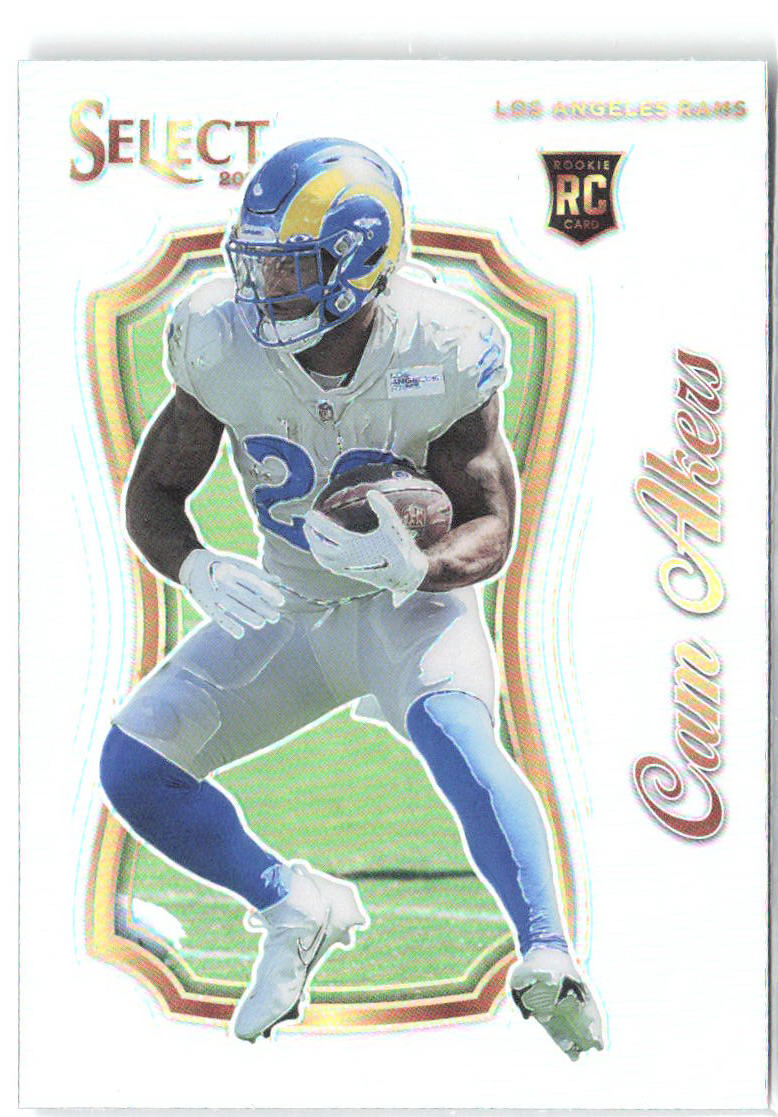 Cam Akers Panini Select Certified Rookies Prizm SCR-21 2020 Los Angeles Rams