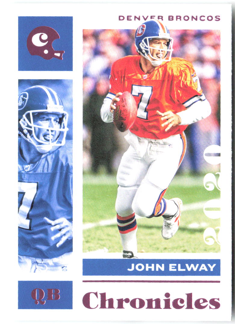 John Elway Panini Chronicles - Pink 31 2020 Denver Broncos