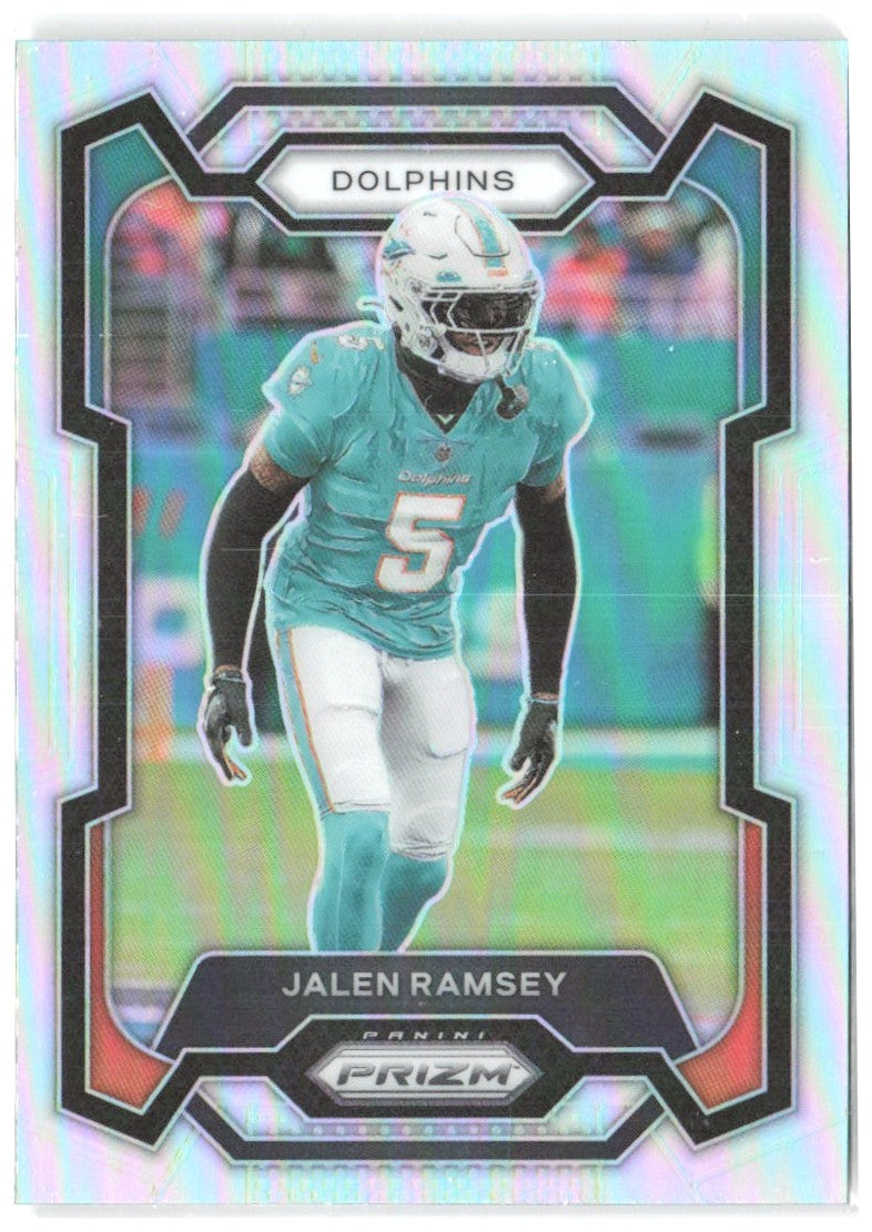 Jalen Ramsey Panini Prizm - Silver 184 2023 Miami Dolphins