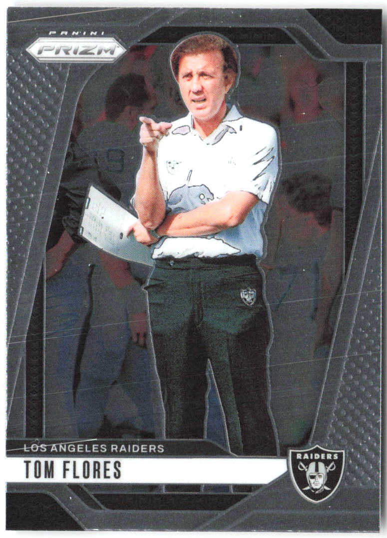 Tom Flores Panini Prizm 156 2024 Los Angeles Raiders