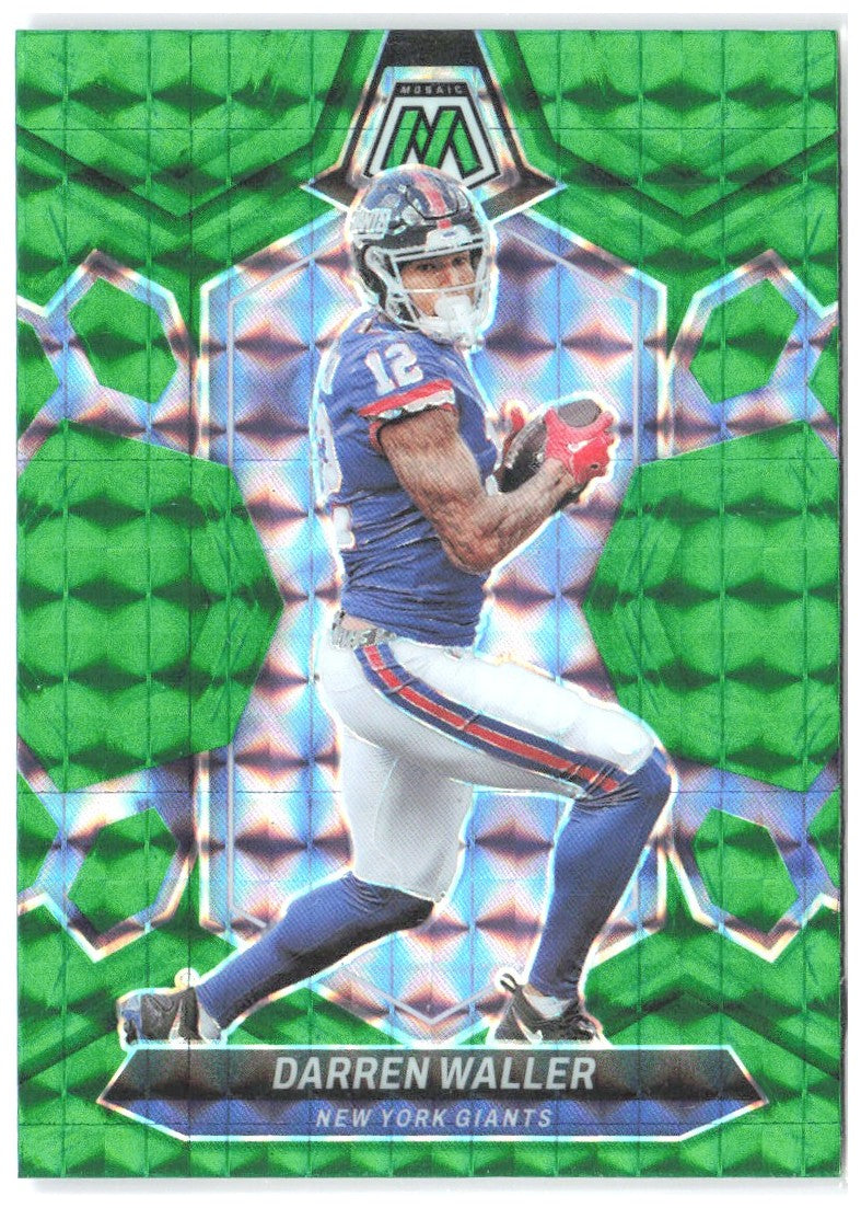 Darren Waller Panini Mosaic - Mosaic Green 166 2024 New York Giants