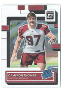 Cameron Thomas Donruss - Optic Rated Rookies Holo P-389 2022 Arizona Cardinals