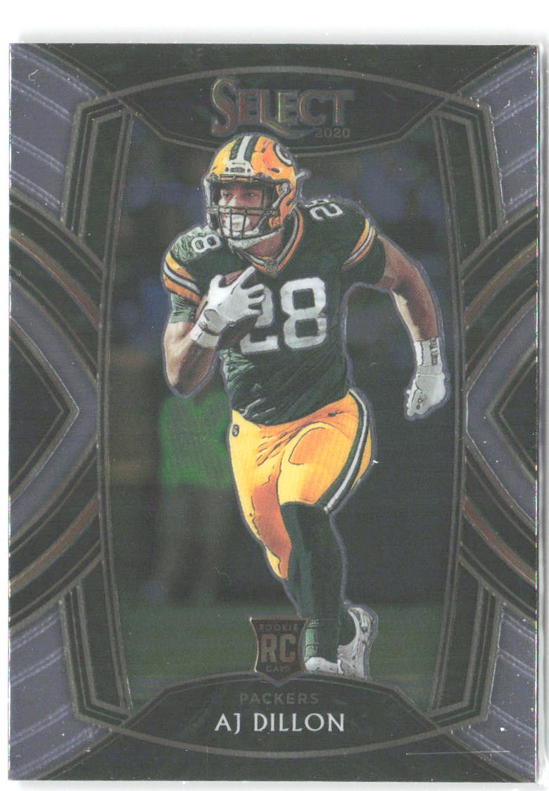AJ Dillon Panini Select 265 2020 Green Bay Packers RC
