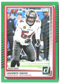 Lavonte David Donruss - Press Proofs Green 183 2025 Tampa Bay Buccaneers