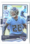 Kristian Fulton Donruss Optic - Holo 109 2020 Tennessee Titans