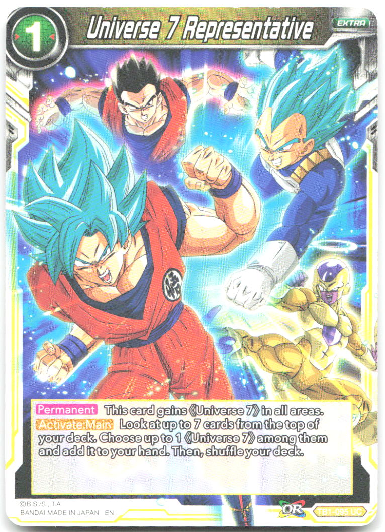 Universe 7 Representative Uncommon Tournament of Power TB1 095 NM
