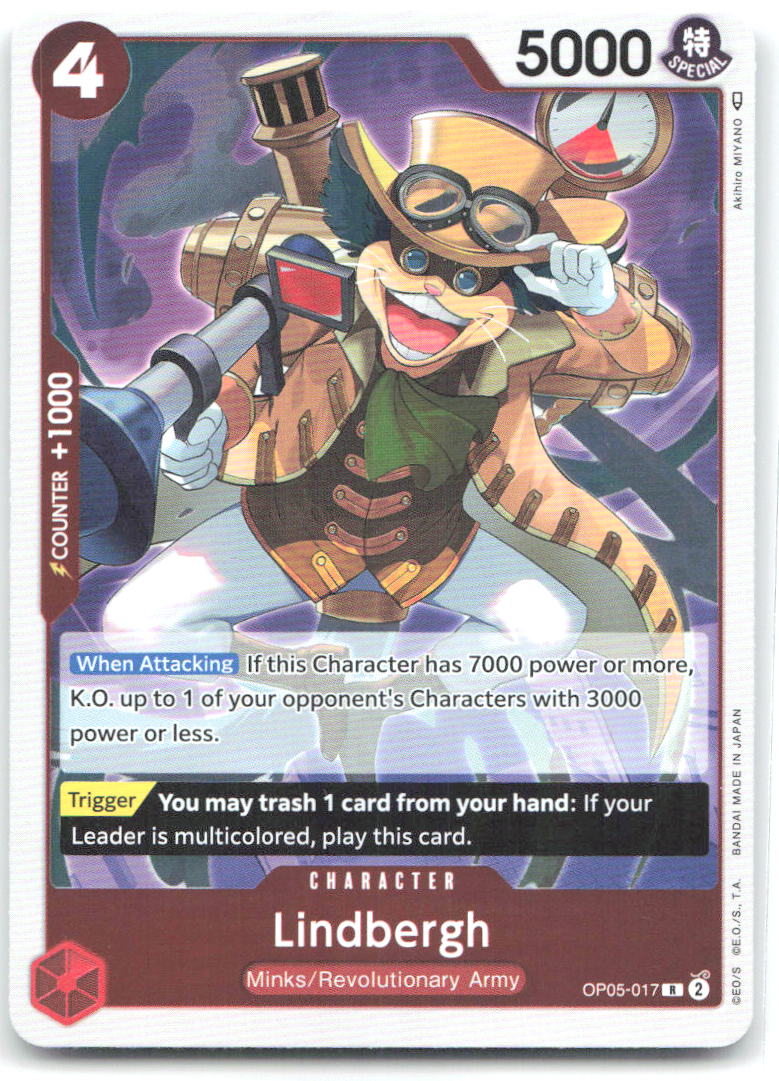 Lindbergh Foil R Awakening of the New Era OP05 017 NM