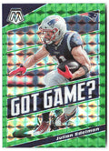 Julian Edelman Mosaic - Got Game? Prizm Green GG11 2020 New England Patriots