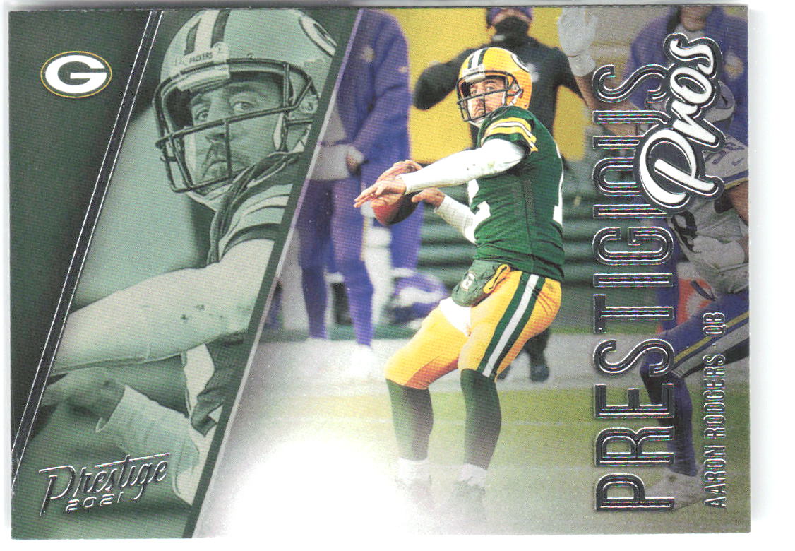 Aaron Rodgers Panini Prestige - Prestigious Pros PP-AR 2021 Green Bay Packers