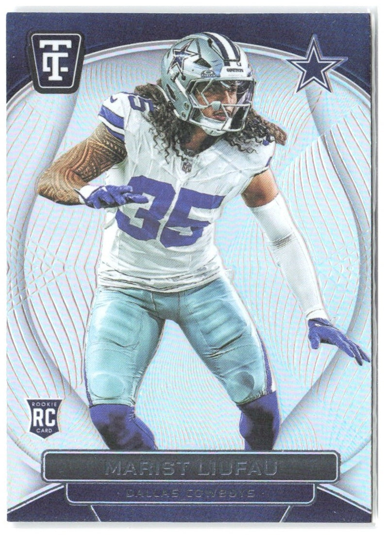 Marist Liufau Panini Totally Certified - Mirror 158 2024 Dallas Cowboys