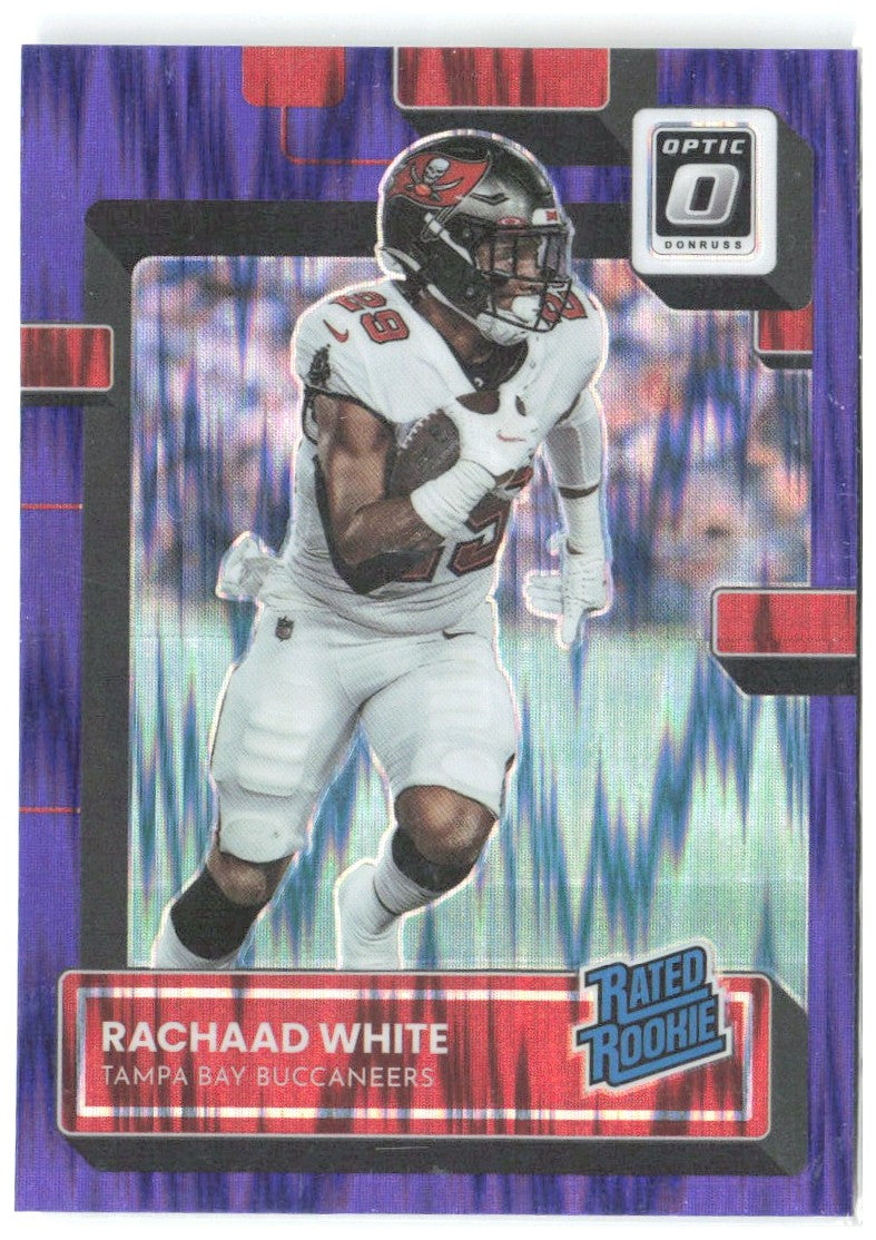 Rachaad White Donruss Optic - Purple Shock 243 2022 Tampa Bay Buccaneers