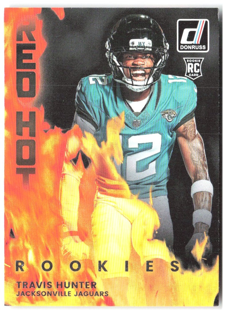 Travis Hunter Donruss - Red Hot Rookies RHR-TVH 2025 Jacksonville Jaguars