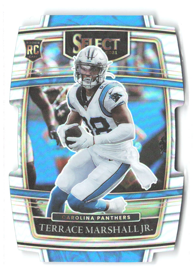 Terrace Marshall Jr. Select - Silver Prizm Die Cut 62 2021 Carolina Panthers