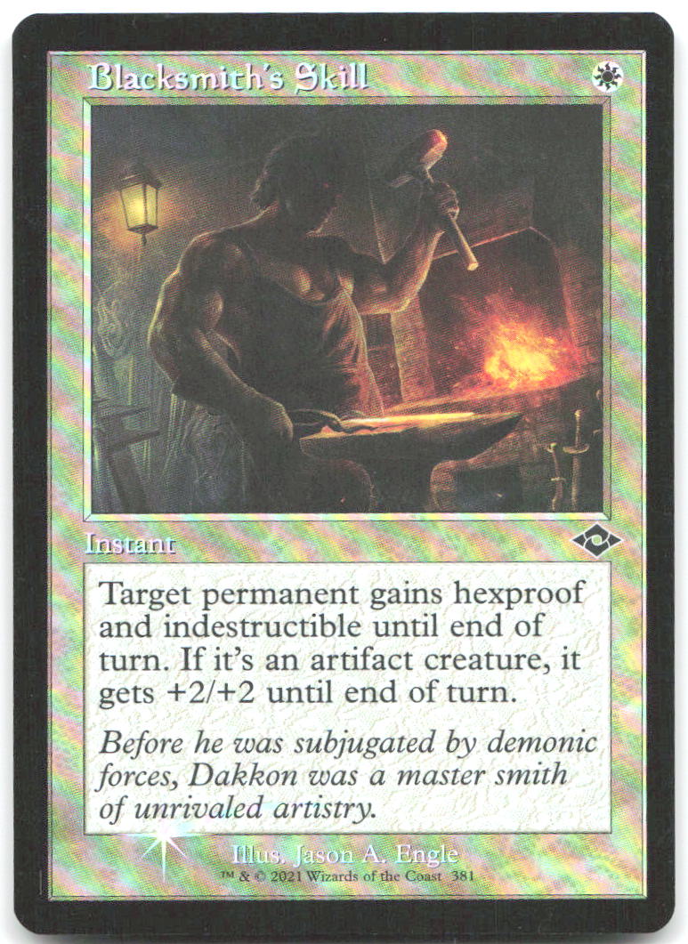Blacksmith's Skill (Retro Frame) Foil C Modern Horizons 2 381 NM Jason A. Engle