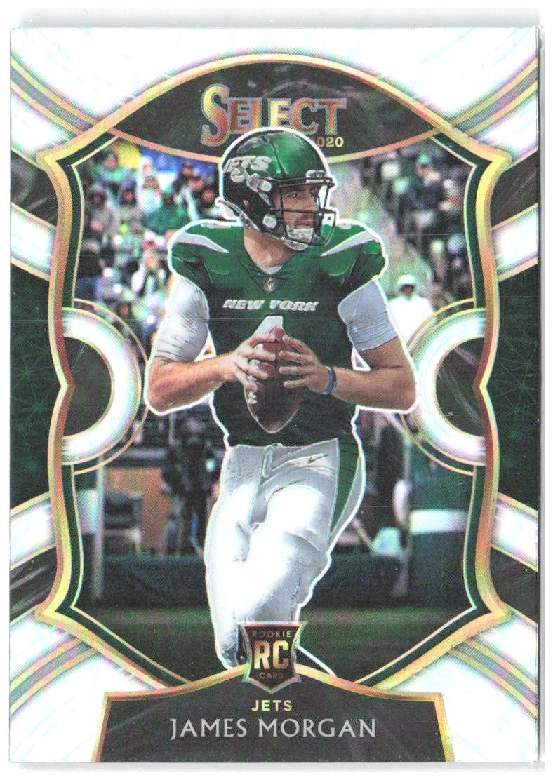 James Morgan Panini Select - Silver Prizm 84 2020 New York Jets