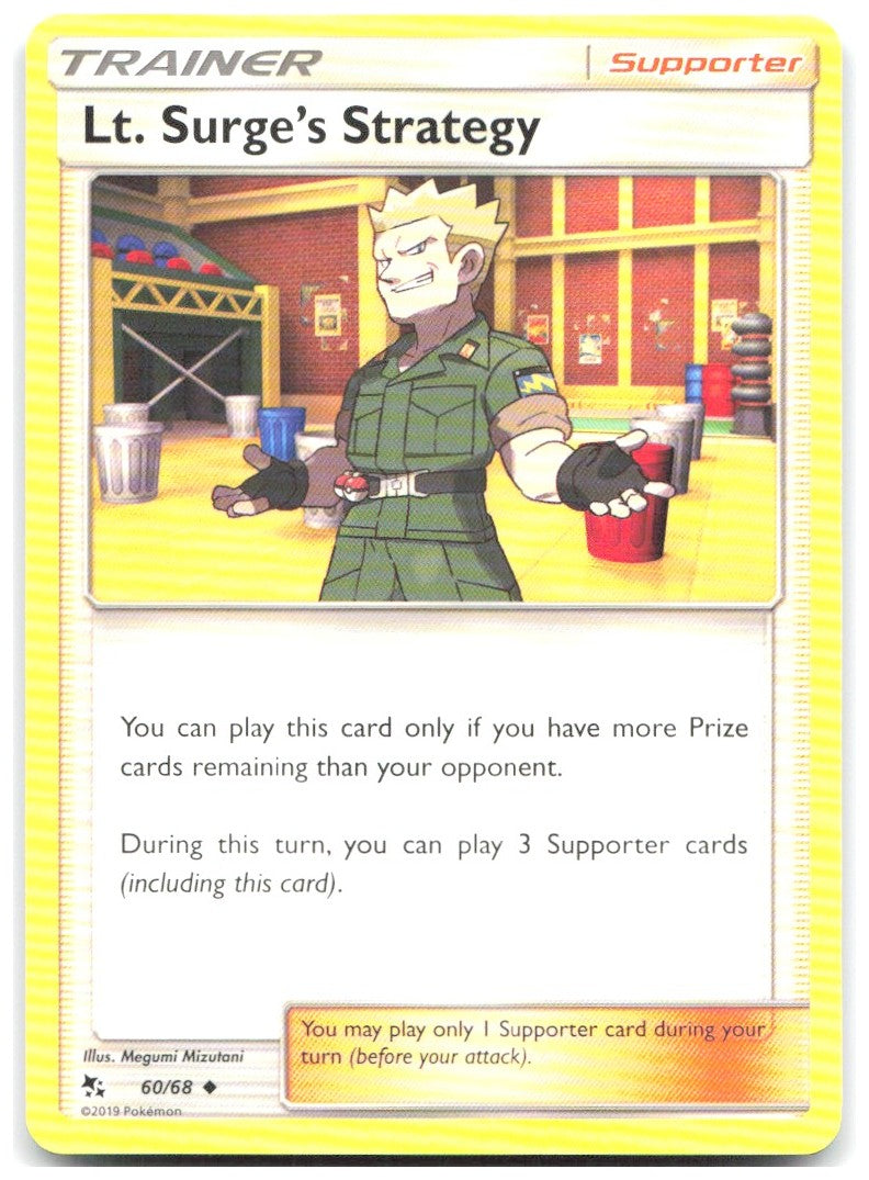 Lt. Surge's Strategy Uncommon Hidden Fates 60/68 NM Megumi Mizutani