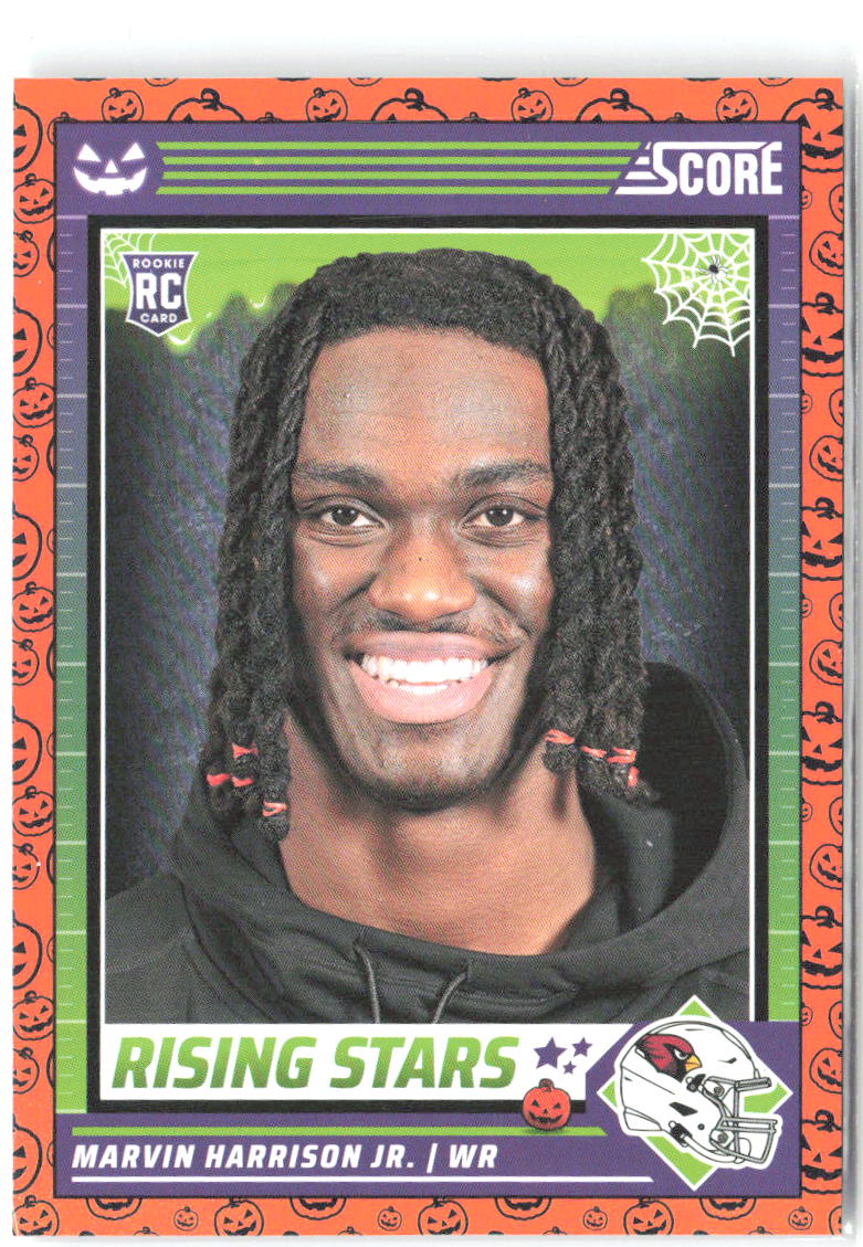 Marvin Harrison Jr. Score-A-Treat Rising Stars Orange Pumpkin 38 2024 Cardinals