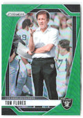 Tom Flores Panini Prizm - Green 156 2024 Los Angeles Raiders