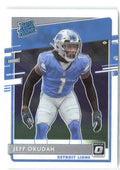 Jeff Okudah Donruss Optic 193 2020 Detroit Lions RC