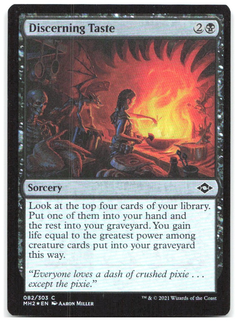 Discerning Taste Foil C Modern Horizons 2 82 NM Aaron Miller