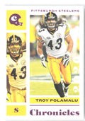 Troy Polamalu Panini Chronicles - Pink 82 2020 Pittsburgh Steelers