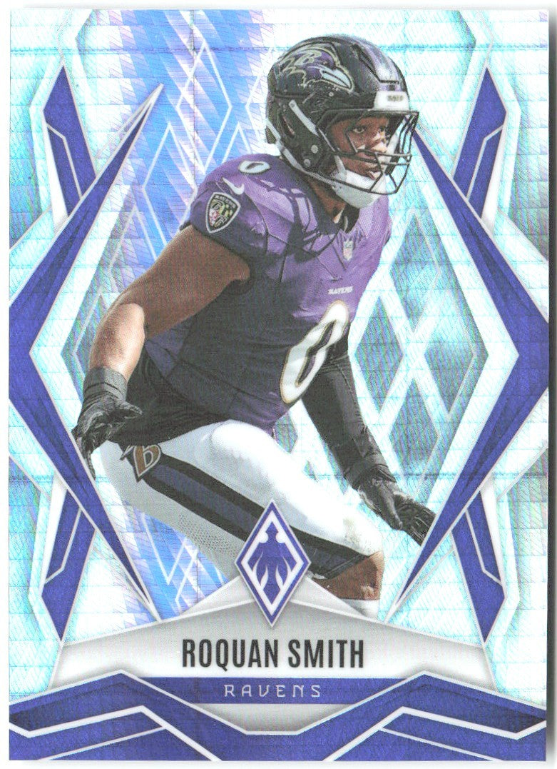 Roquan Smith Panini Phoenix - Silver Hyper Prizm 96 2025 Baltimore Ravens