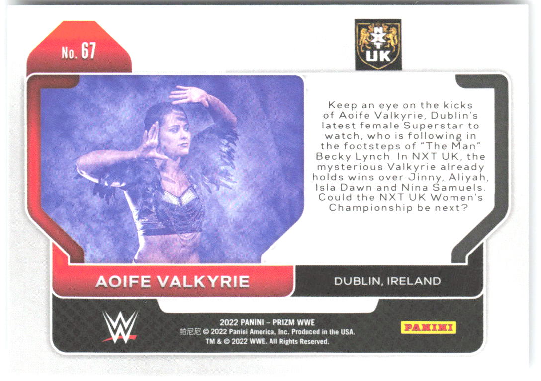 Aoife Valkyrie Panini Prizm WWE 67 2022 RC
