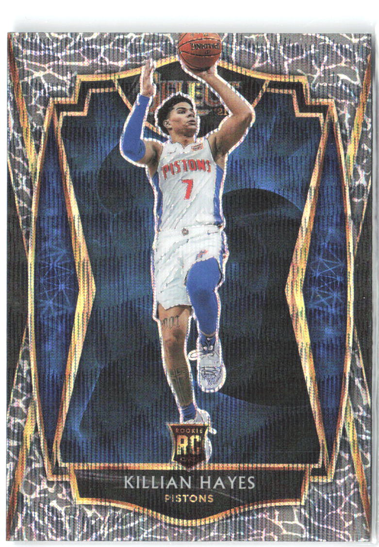 Killian Hayes Panini Select - Zebra Prizms 181 2020-21 Detroit Pistons