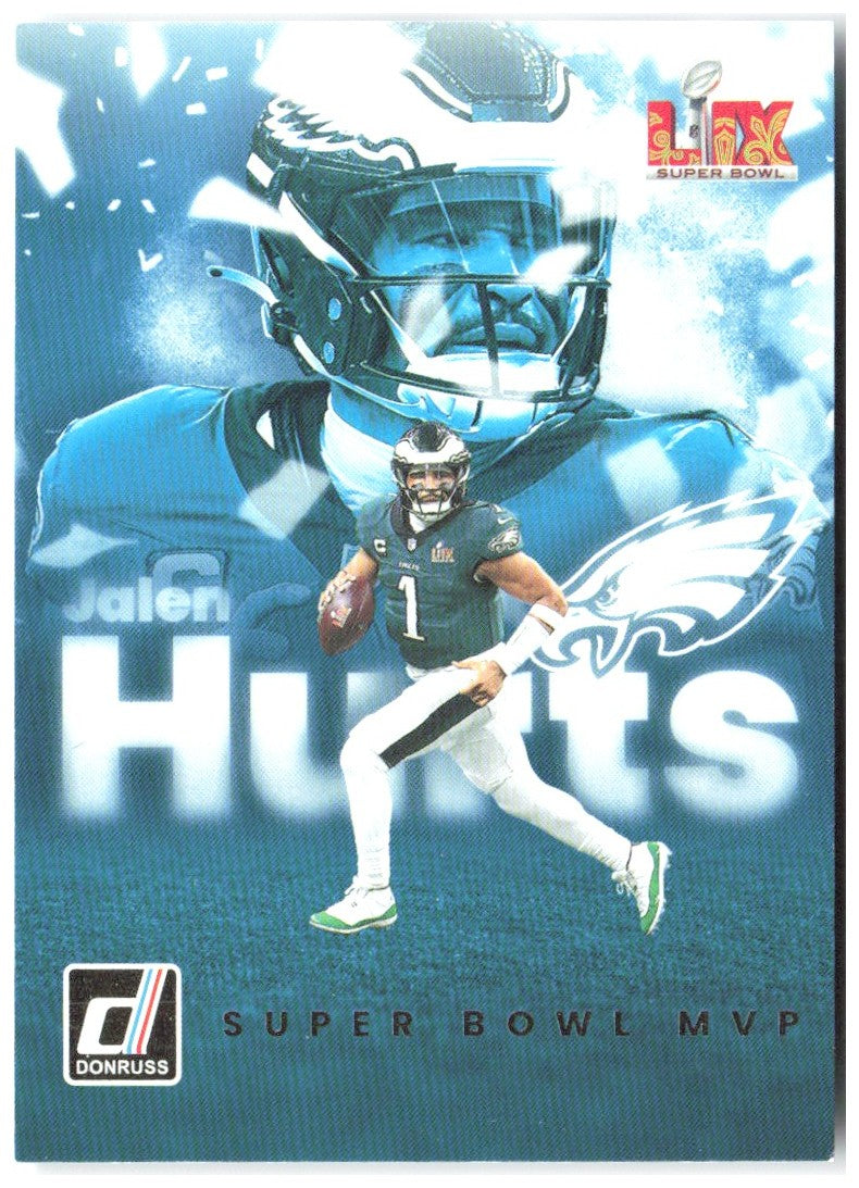 Jalen Hurts Donruss - Super Bowl MVP 1 2025 Philadelphia Eagles