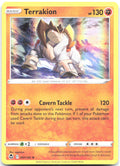 Terrakion Holo Rare SWSH12: Silver Tempest 097/195 NM nagimiso