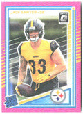 Jack Sawyer Donruss Optic - Pink 220 2025 Pittsburgh Steelers
