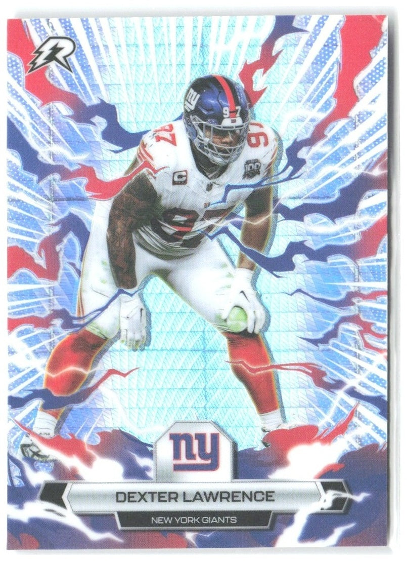 Dexter Lawrence Topps Resurgence - Prism Refractor 74 2025 New York Giants