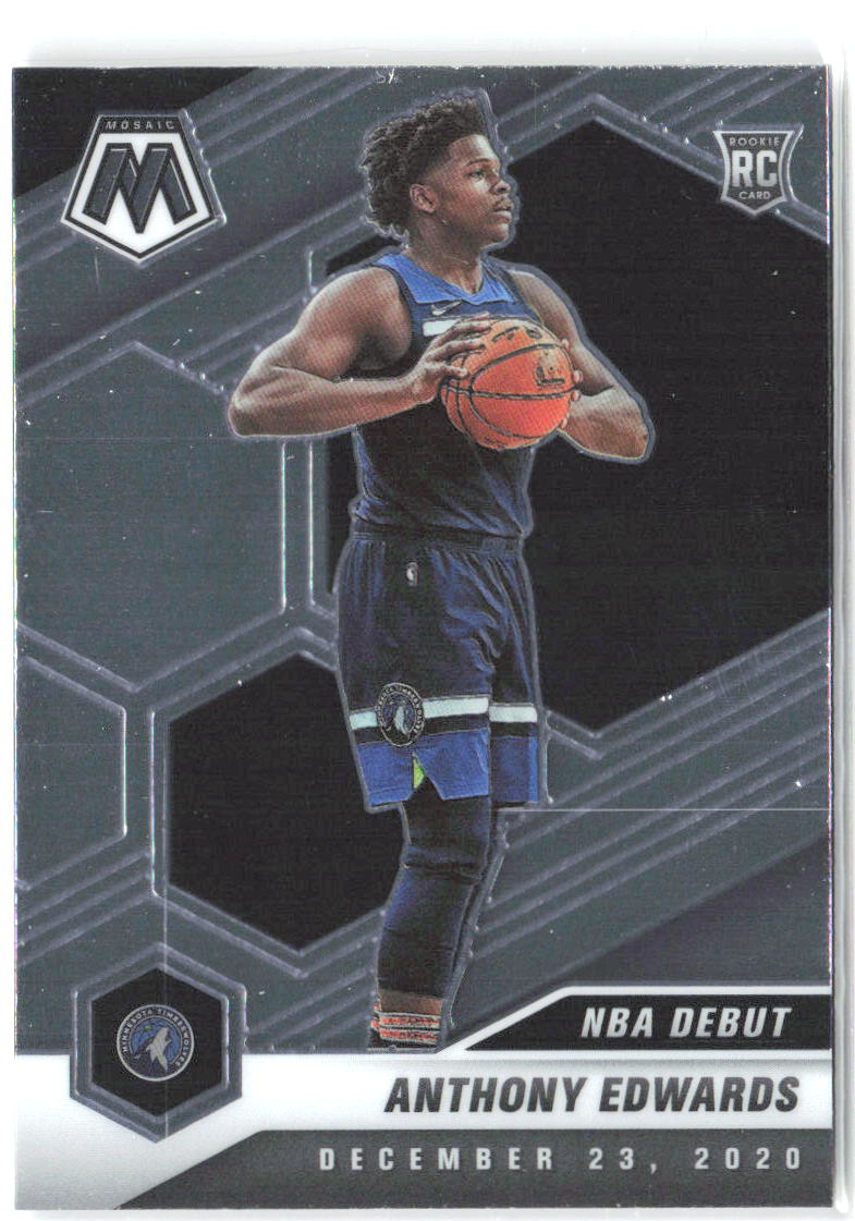 Anthony Edwards Panini Mosaic 261 2020-21 Minnesota Timberwolves