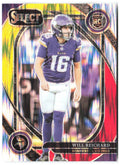Will Reichard Panini Select Red & Yellow Prizm Shock 300 2024 Minnesota Vikings