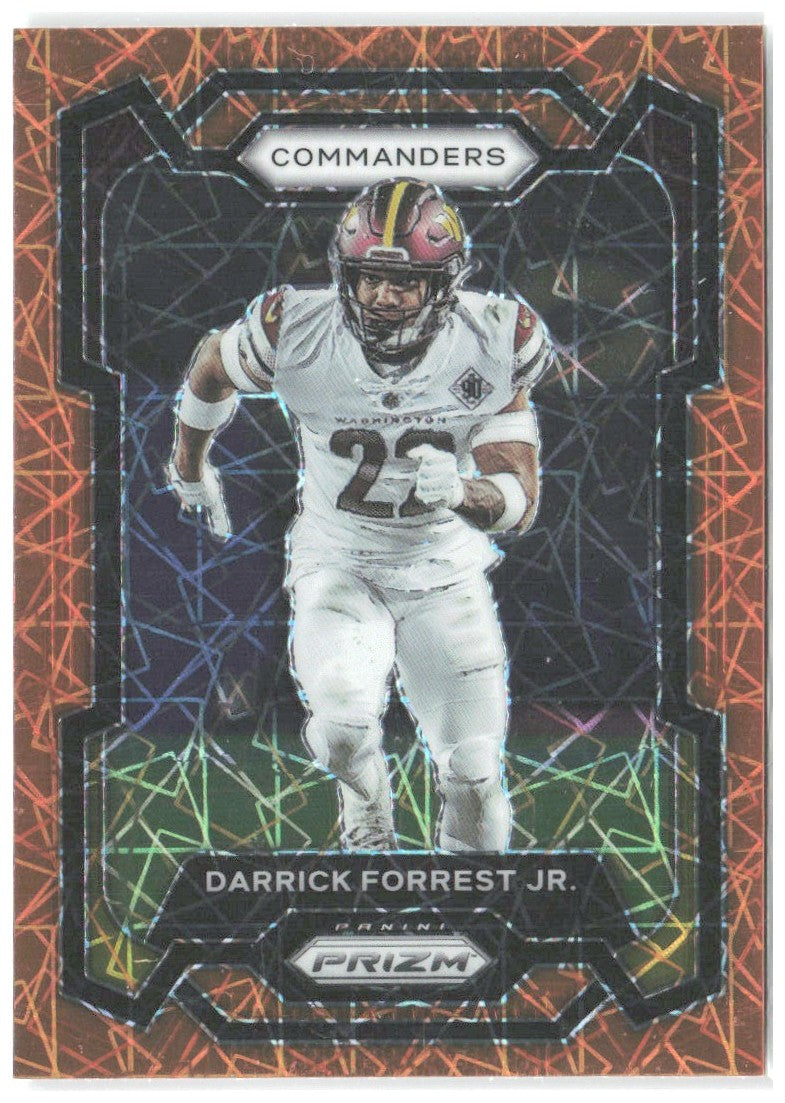 Darrick Forrest Jr. Panini Prizm - Lazer 296 2023 Washington Commanders