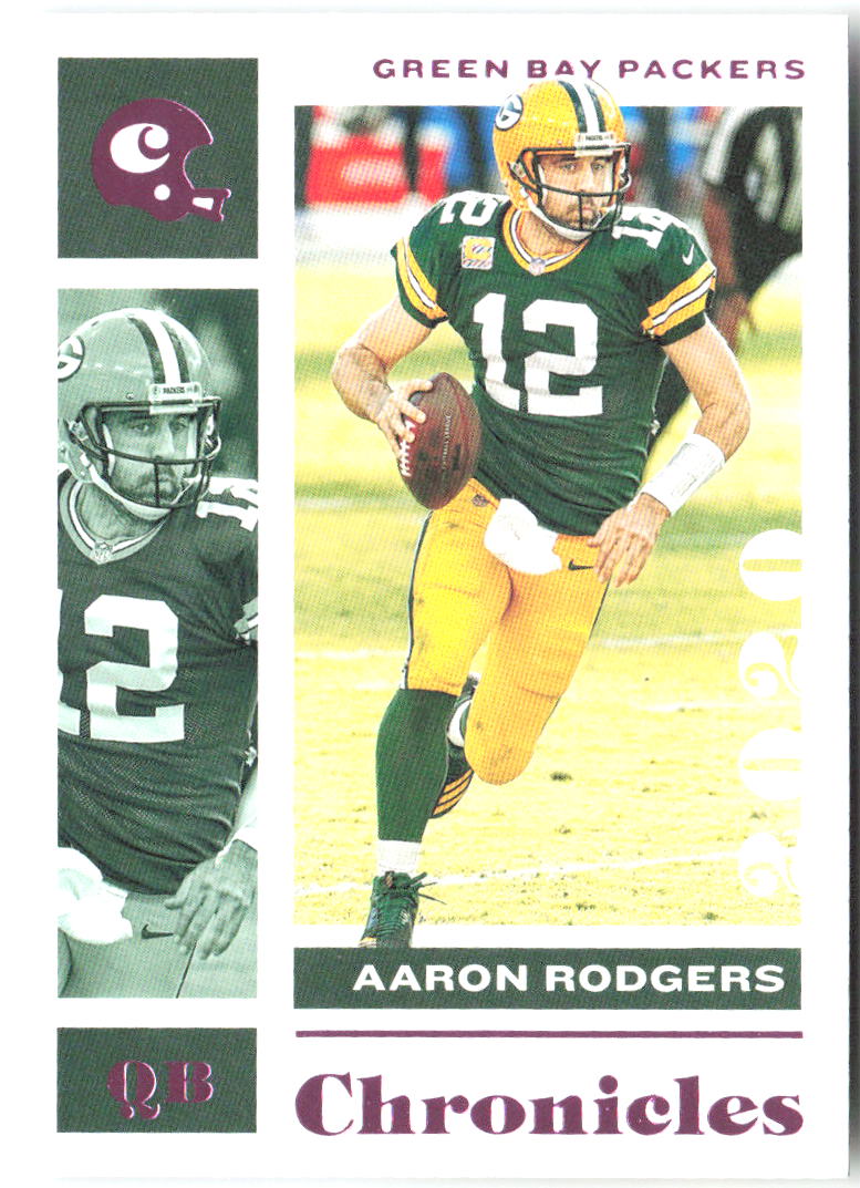 Aaron Rodgers Panini Chronicles - Pink 35 2020 Green Bay Packers