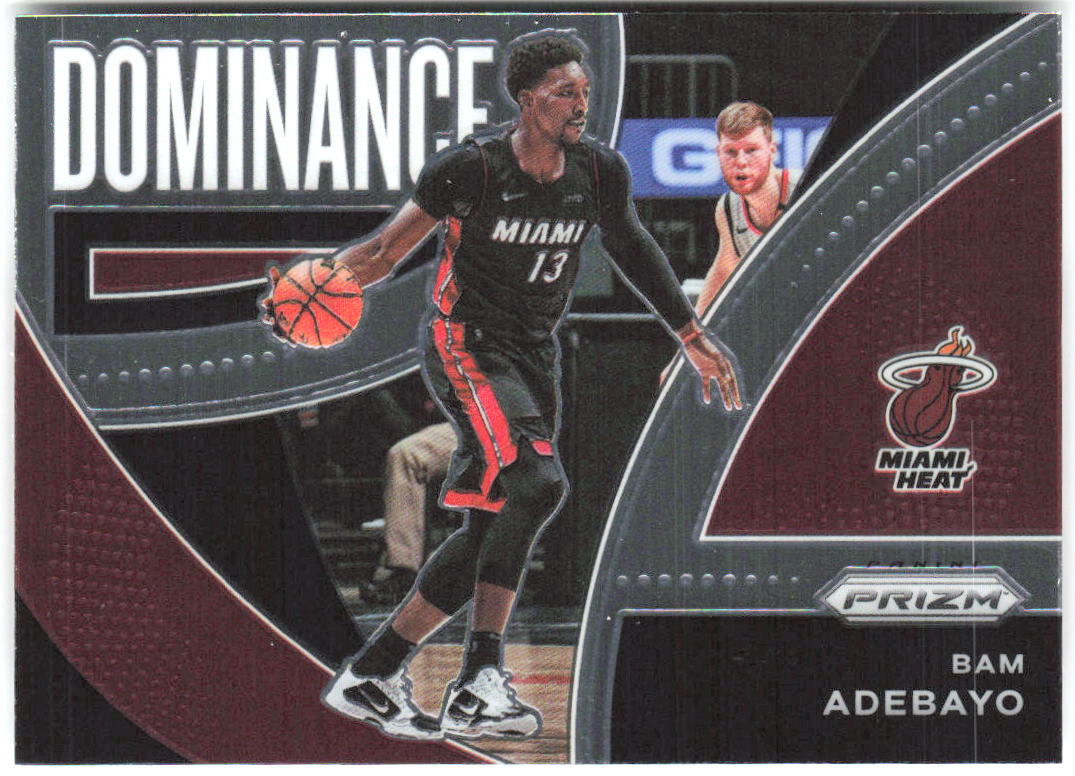 Bam Adebayo Panini Prizm - Dominance 1 2021-22 Miami Heat