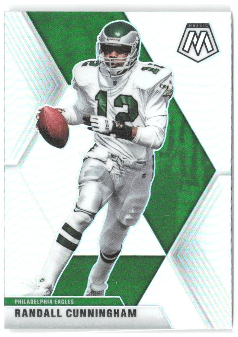 Randall Cunningham Panini Mosaic - Prizm Silver 161 2020 Philadelphia Eagles