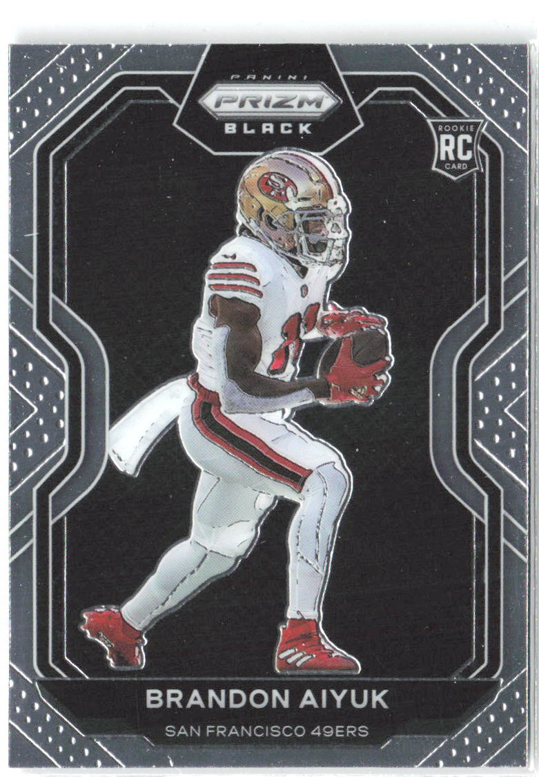 Brandon Aiyuk Panini Chronicles - Prizm Black PB-14 2020 San Francisco 49ers