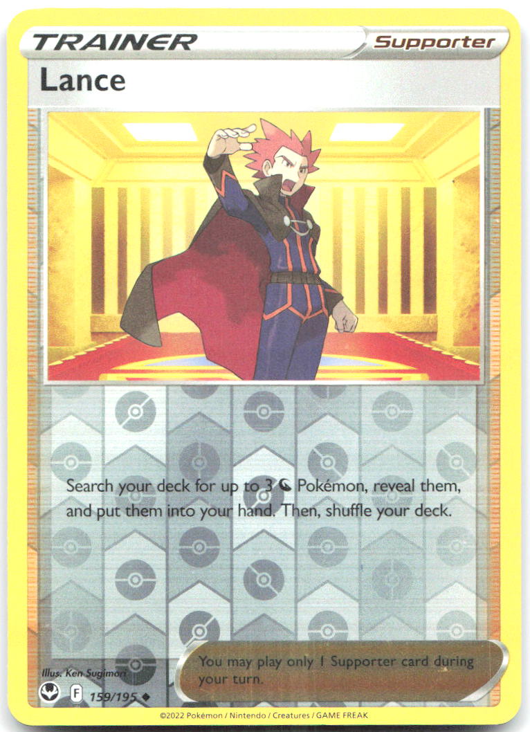Lance Reverse Holo Uncommon SWSH12 Silver Tempest 159/195 NM Ken Sugimori