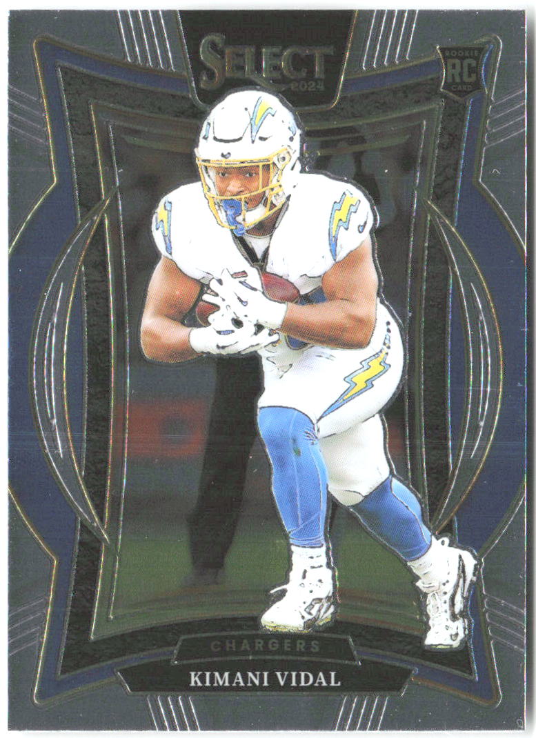 Kimani Vidal Panini Select 15 2024 Los Angeles Chargers RC